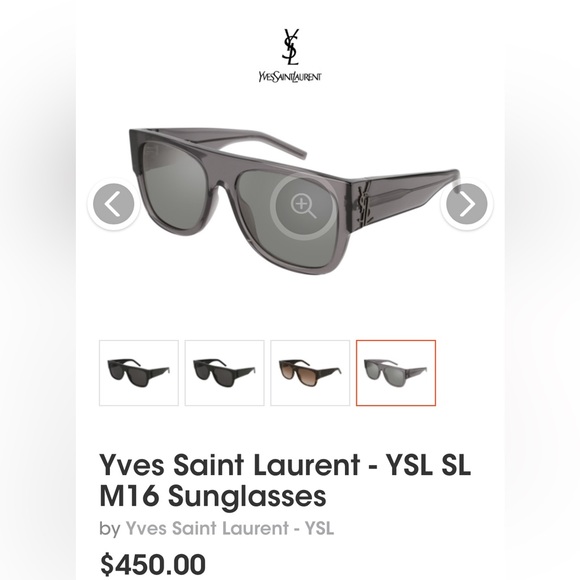 Yves Saint Laurent sunglasses model SL M16 in very good condition